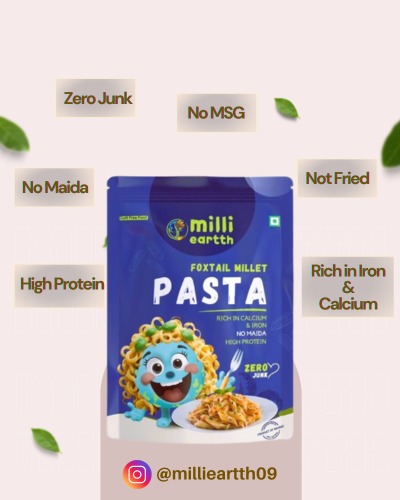Millieartth Foxtail Millet Pasta | No Maida | No MSG | Non Fried