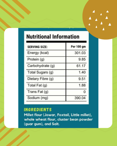 Millieartth Multi Millet Noodles| No Maida | No MSG | Non Fried