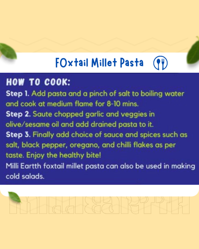 Millieartth Multi Millet Noodles & Foxtail Millet Pasta Combo
