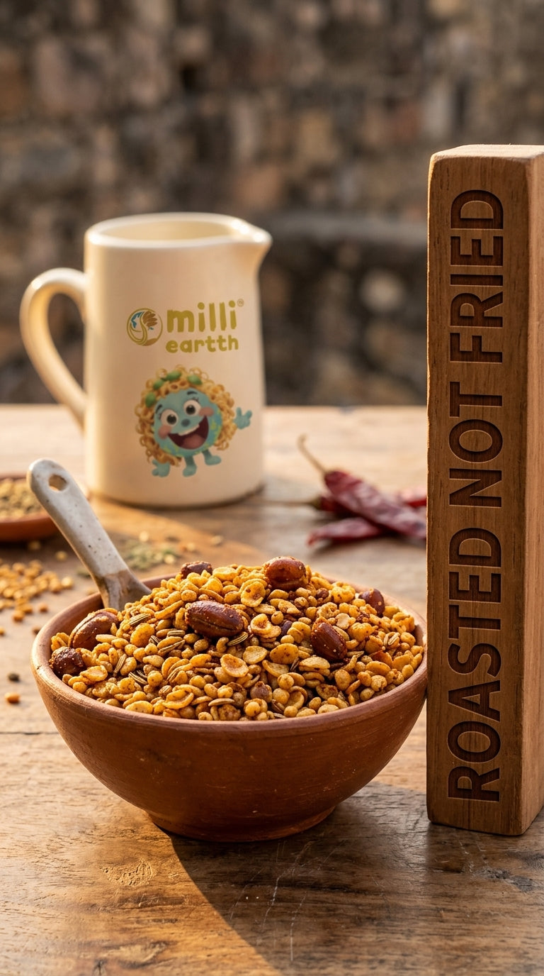 Nutri Millet mix Achari Chatka: Crunchy Millet Snack Mix