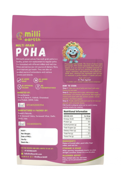 Millieartth Gluten-Free Multi Grain Poha