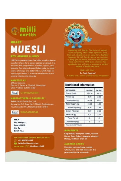 Millet Muesli | Almond & Honey