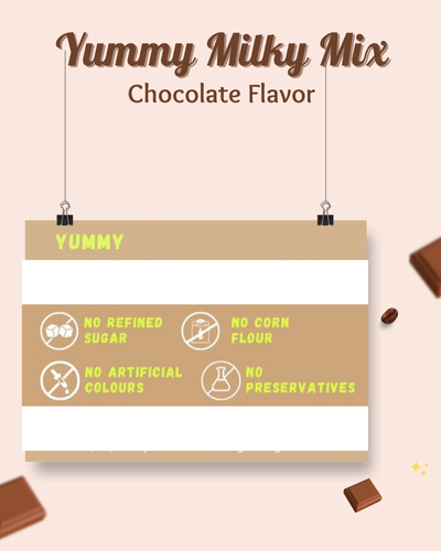 Millieartth Yummy Milky Mix | Chocolate Flavor