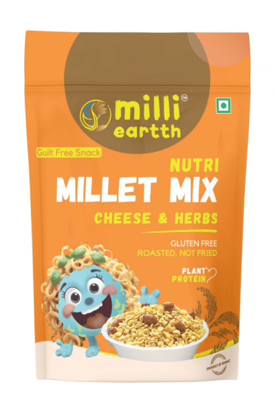 Nutri Millet MIx cheese & herb: Cheese and Herb Flavoured Snack