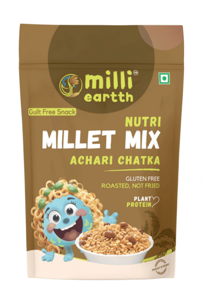 Nutri Millet mix Achari Chatka: Crunchy Millet Snack Mix