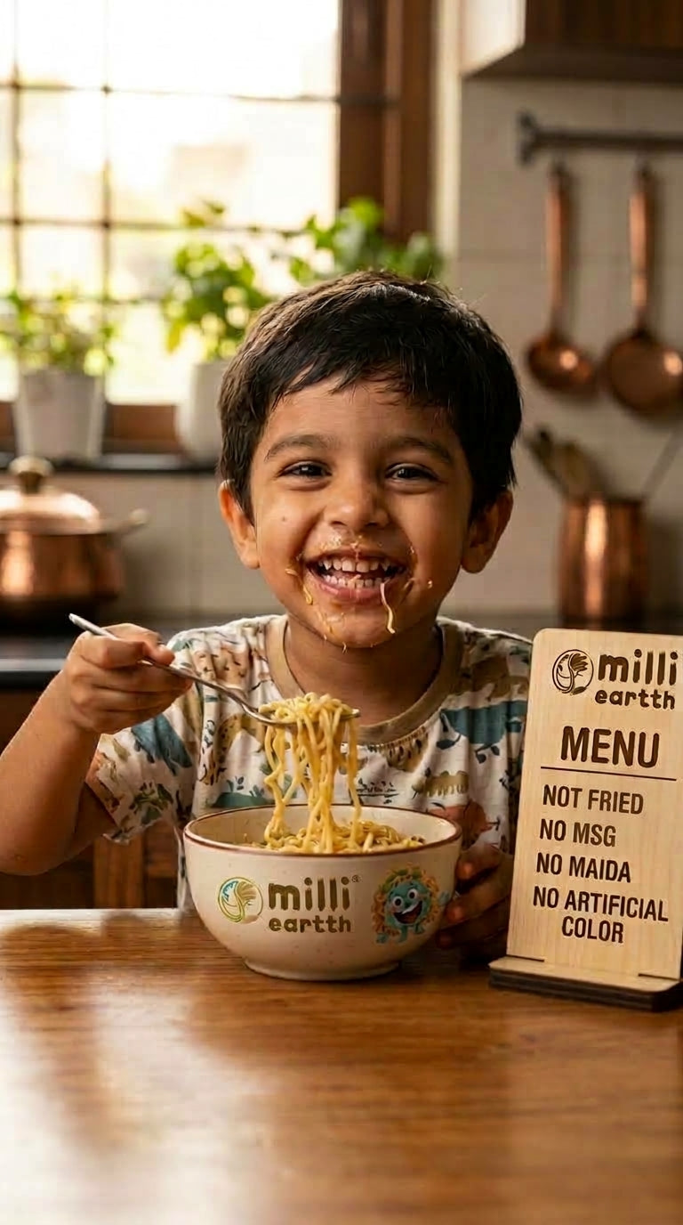 Millieartth Multi Millet Noodles| No Maida | No MSG | Non Fried