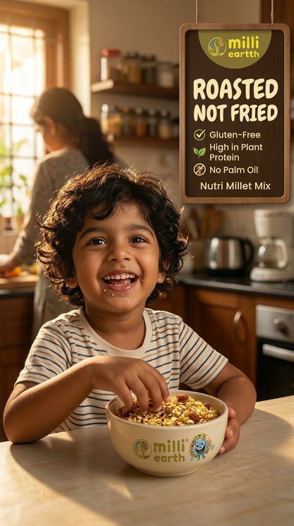 Combo pack: Multi-Millet Composition: Combo pack of Three Millet Snack Mixes