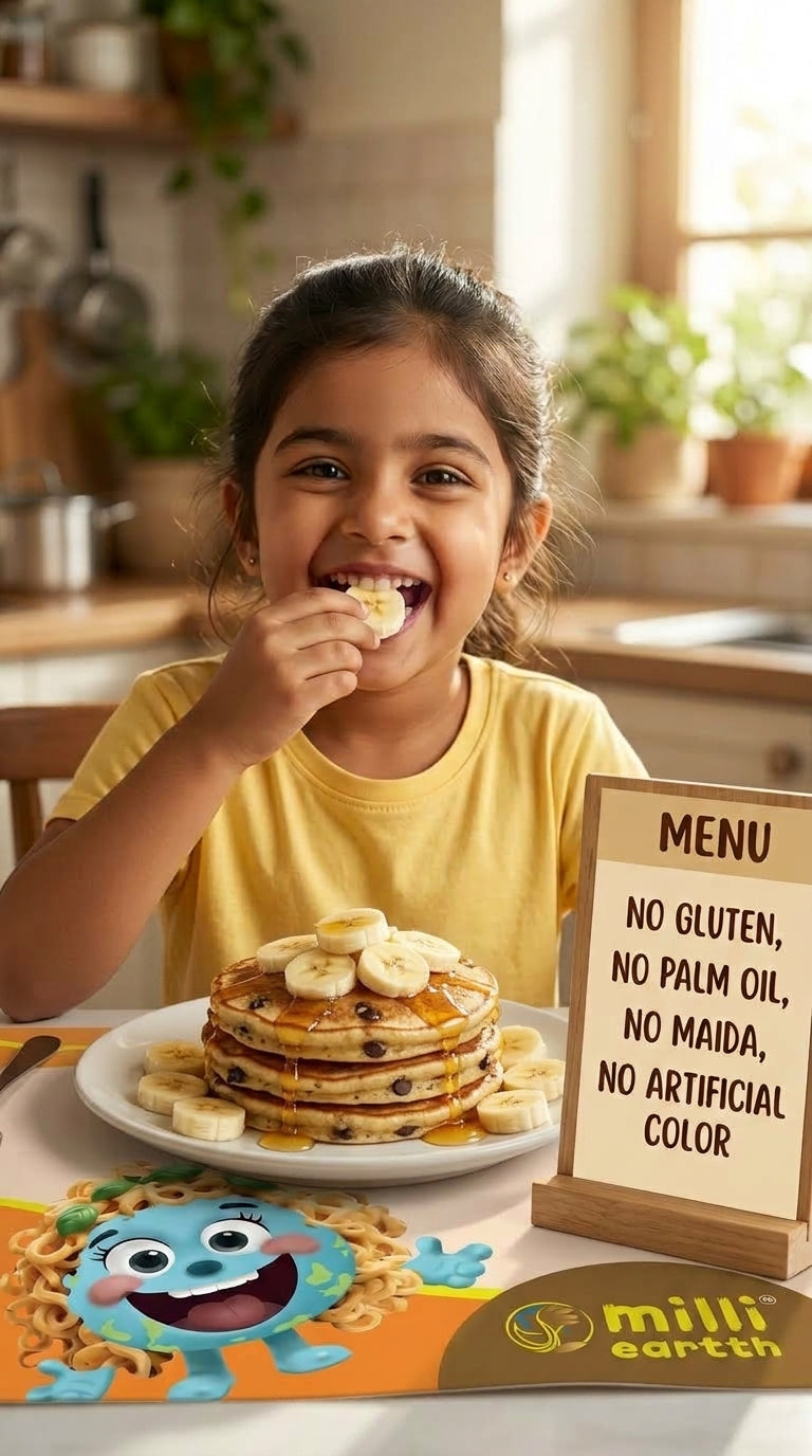 Millieartth Millet Pancake | Banana Chocochip