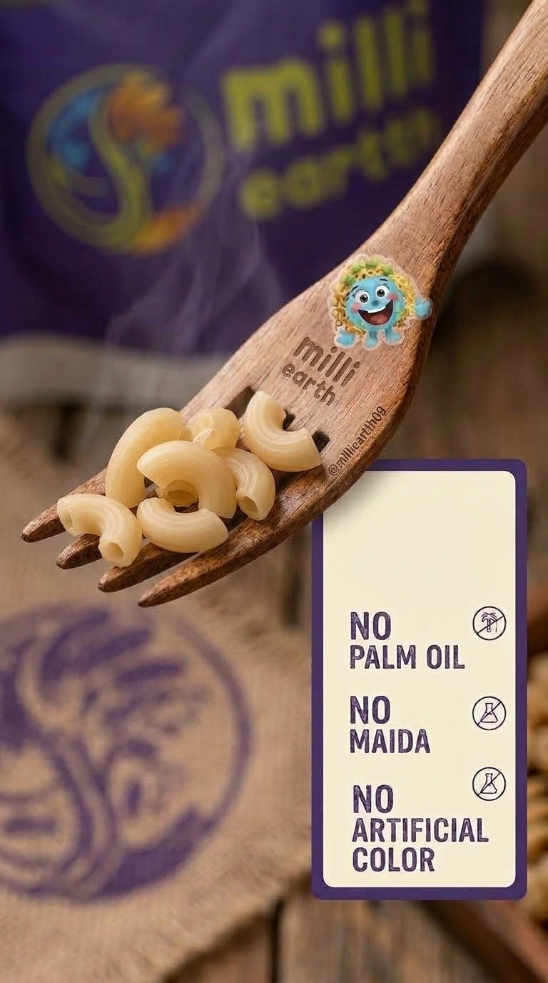 Millieartth Foxtail Millet Pasta | No Maida | No MSG | Non Fried