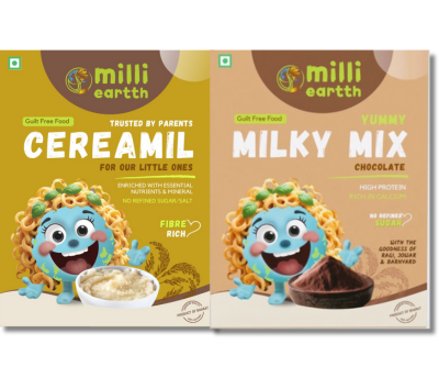 Millieartth Ma-Baby Combo | Cereamil & Yummy Milky Mix