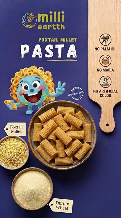 Millieartth Foxtail Millet Pasta | No Maida | No MSG | Non Fried