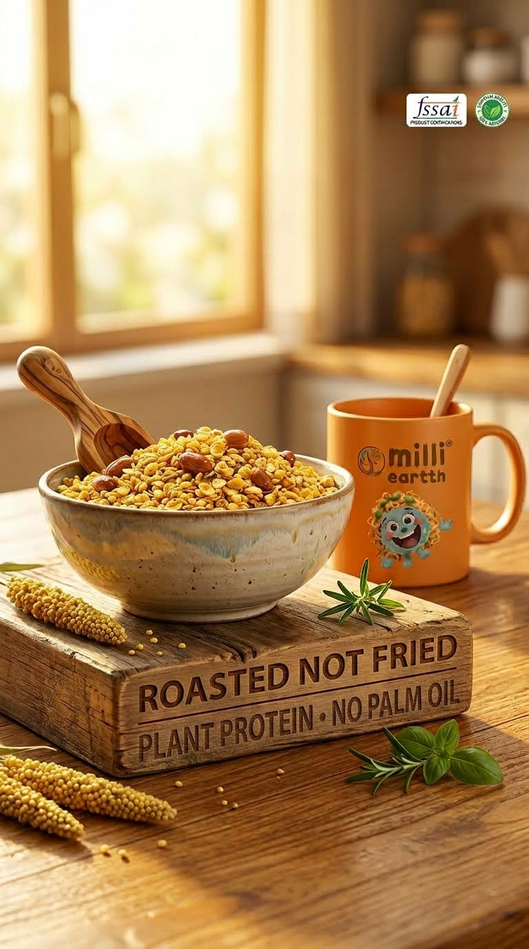 Nutri Millet MIx cheese & herb: Cheese and Herb Flavoured Snack