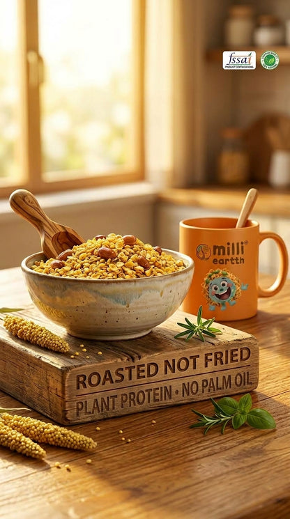 Nutri Millet MIx cheese & herb: Cheese and Herb Flavoured Snack