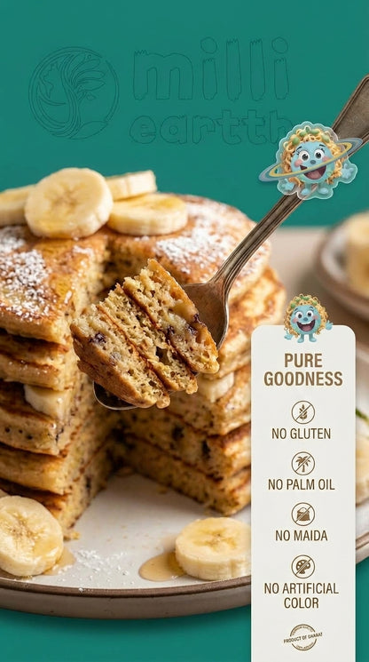 Millieartth Millet Pancake | Banana Chocochip