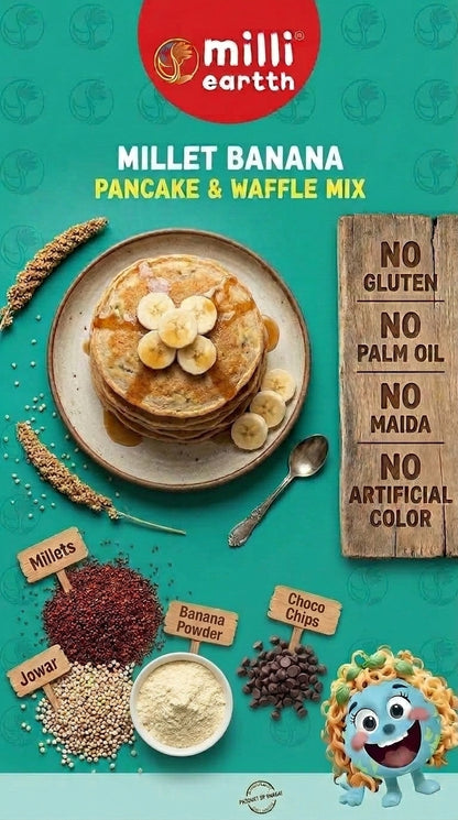 Millieartth Millet Pancake | Banana Chocochip